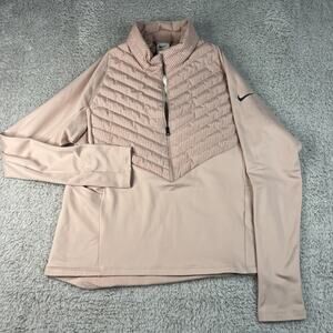 Nike Therma-Fit Running Division Women's Hybrid Running Jacket Size Large Pink